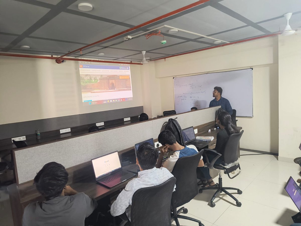CsharpCorner's tweet image. C# Corner Pune Chapter Meet kicked off with
@CsharpCorner introduction session by @Jeet_csharp.

Stay tuned for more upcoming events and Live shows&amp;gt;&amp;gt; c-sharpcorner.com/chapters/ 

#CSharpCorner #PuneChapter #GitHubCopilot #GitHub #Coding #PuneChapte #AWS #CodeWhisperer