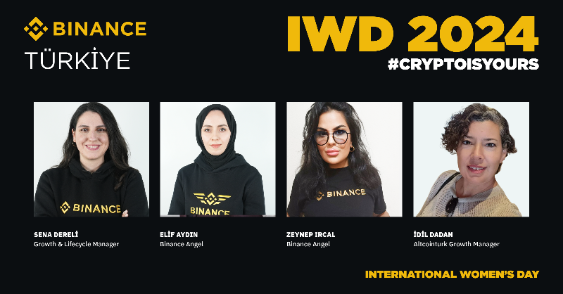 Binance_Turkish's tweet photo. #Binance Topluluk Buluşması'nda harika kadınların yer alacağı bu etkinliğe davetlisiniz!
"Kriptoda Kadın Olmak" panelinde, @smerterdereli moderatörlüğünde @idildadan, @BinancianGirL ve @Elifbnb ile bir araya geliyoruz.
Bu etkinliği kaçırmayın! #CryptoIsBetter👇