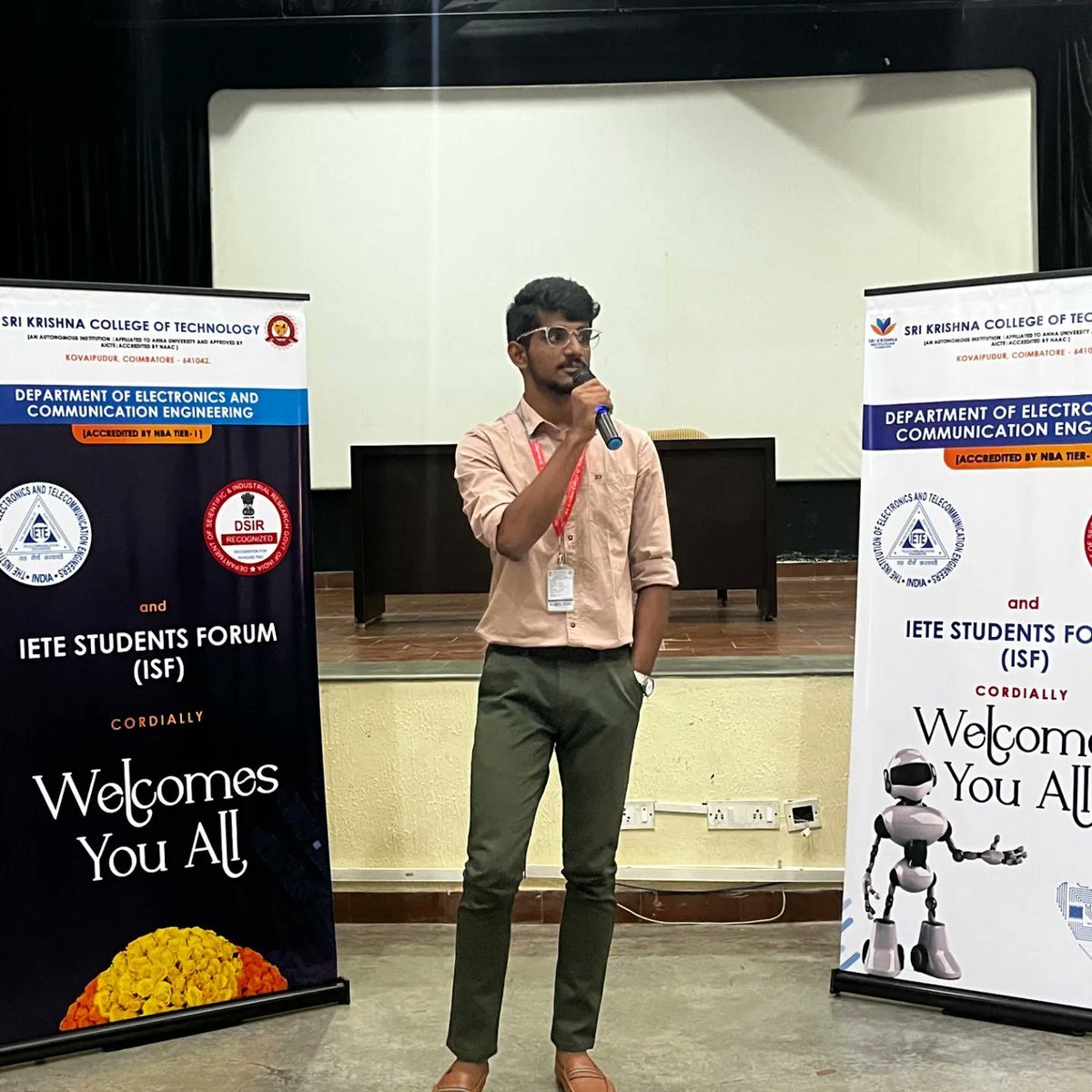 skctece's tweet photo. Greetings for the day 💐
                                                
The IETE Students forum of Department of Electronics and Communication Engineering, Sri Krishna College of Technology, Coimbatore has organized a Technical talk event  *"Pick and Talk"* https://t.co/dq8aJCzGam