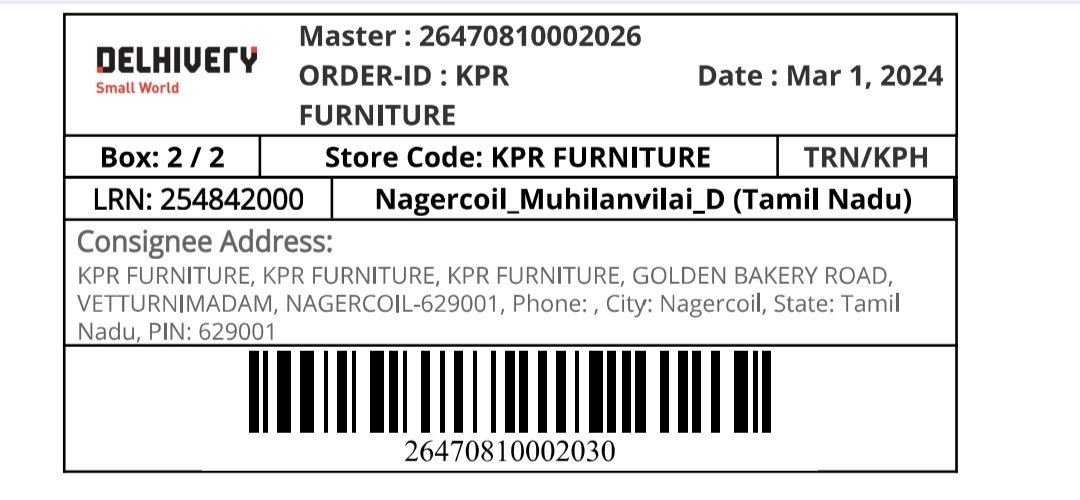 Merchant requested for return pickup @delhivery with awb 26470810002030. I called the pulivendula Delhivery agent but they did receive any pickup with that number but I checked in web it showing Please help me out @help_delhivery