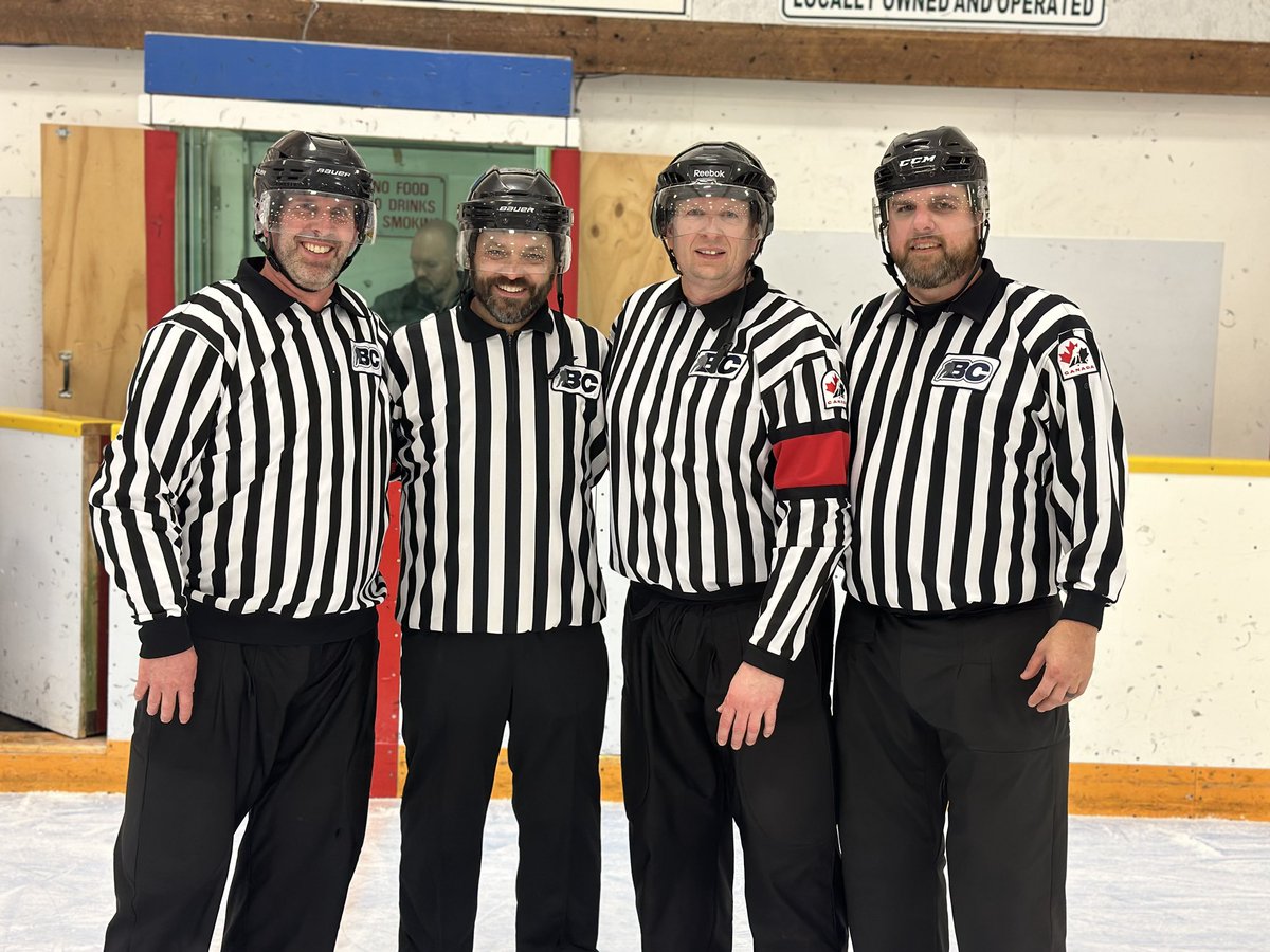 BC Intercollegiate Hockey League Championships continue in Logan Lake Friday with a foursome of BCHockey Officials including, Chris Ashburn, Gordon Hynes, Trevor Siebel &amp; Derek Lang