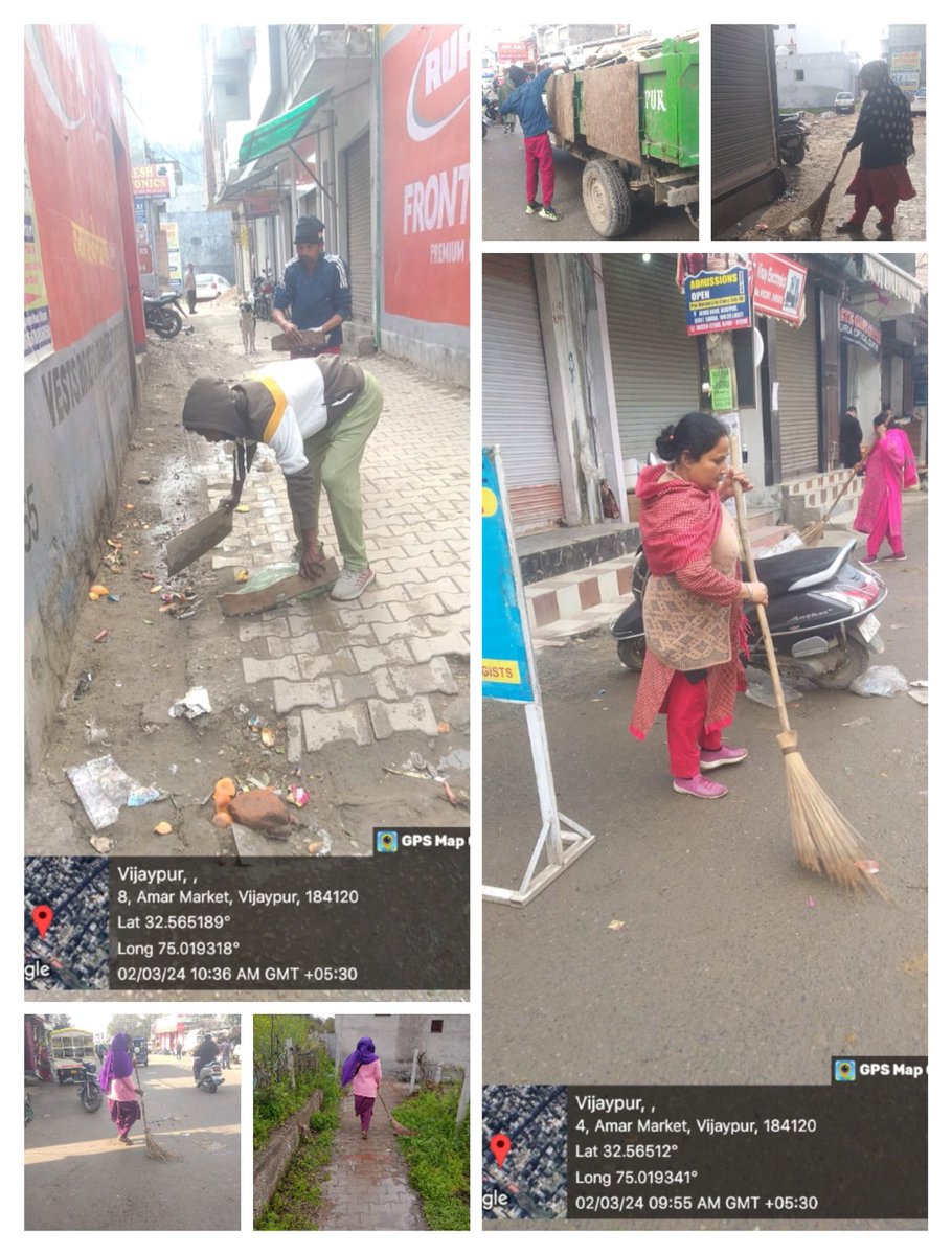 Under #swachhwardcampaign we made regular baise sanitation drives on various locations of vijaypur. #SwachhBharat #IndiaVsGarbage @Abhi1shrma @dcsambaoffice @diosamba1 @Divcomjammu @PuneetSharma75 @JammuUlb @JKHUDD1 @md_sbm @OfficeOfLGJandK @MoHUA_India