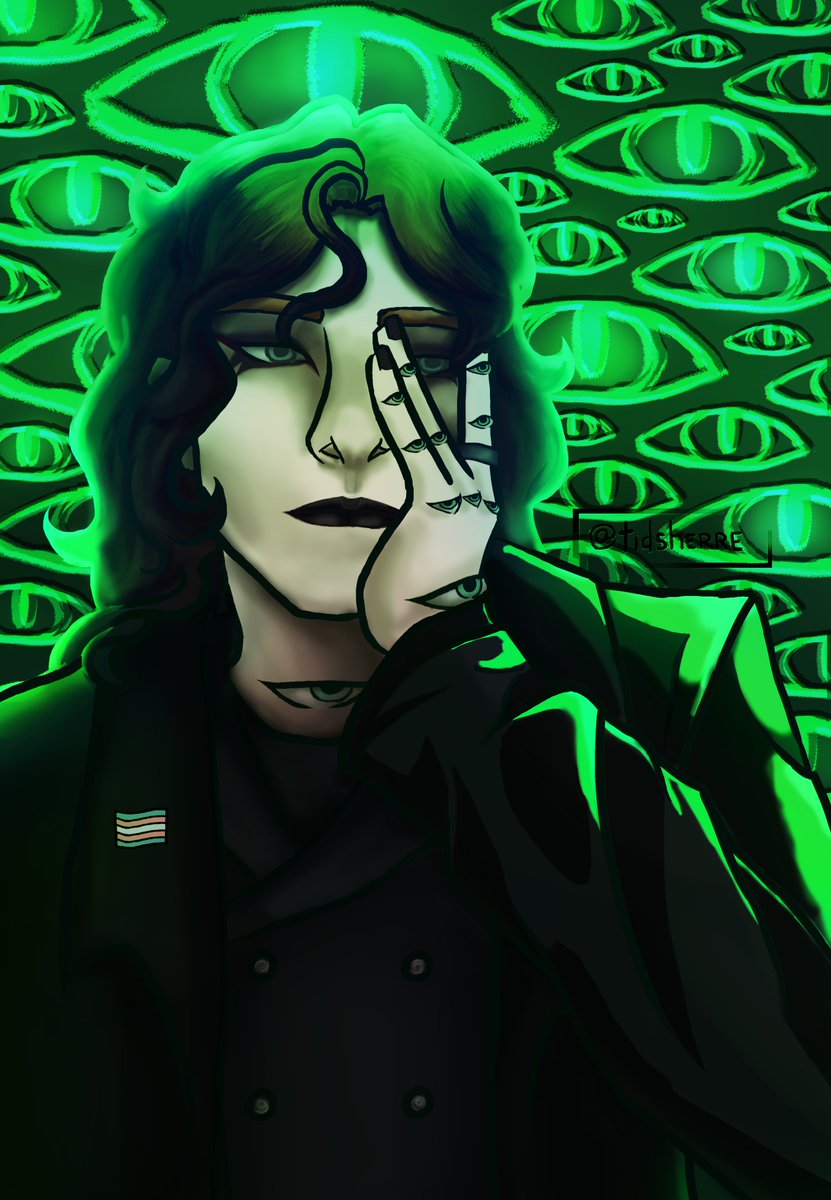 𓁹 What, if Gerry as a full Eye avatar with real eyes instead of his tattoos? 

#TMA #MagnusPod #TheMagnusArchives #GerryKeay #GerrardKeay #ArtistOnTwitter #АрхівиМаґнуса #укртві #украрт #АртПідтримка #ДжеріКі