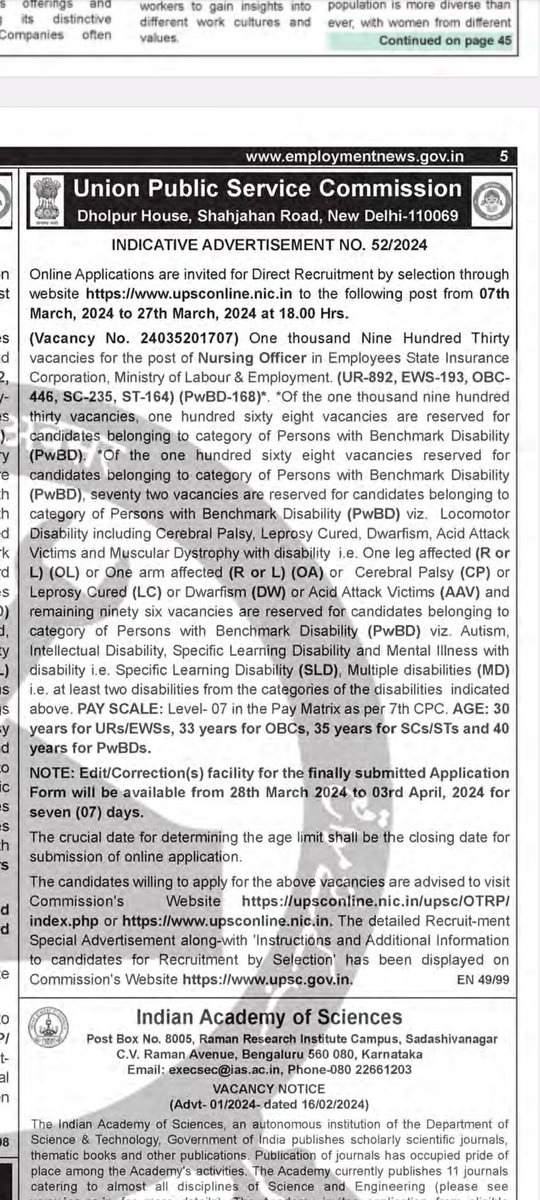 aiesicnf's tweet image. We are sincerely thankful to Shri @byadavbjp ji, Hon&apos;ble Union Minister for @LabourMinistry and Shri @rajendraias ji, DG @esichq for publishing the Notification for Nursing Officers in @esichq. 
#Rozgarmela2024
#MissionModeRecruitment
@byadavbjp 
@esichq 
@LabourMinistry