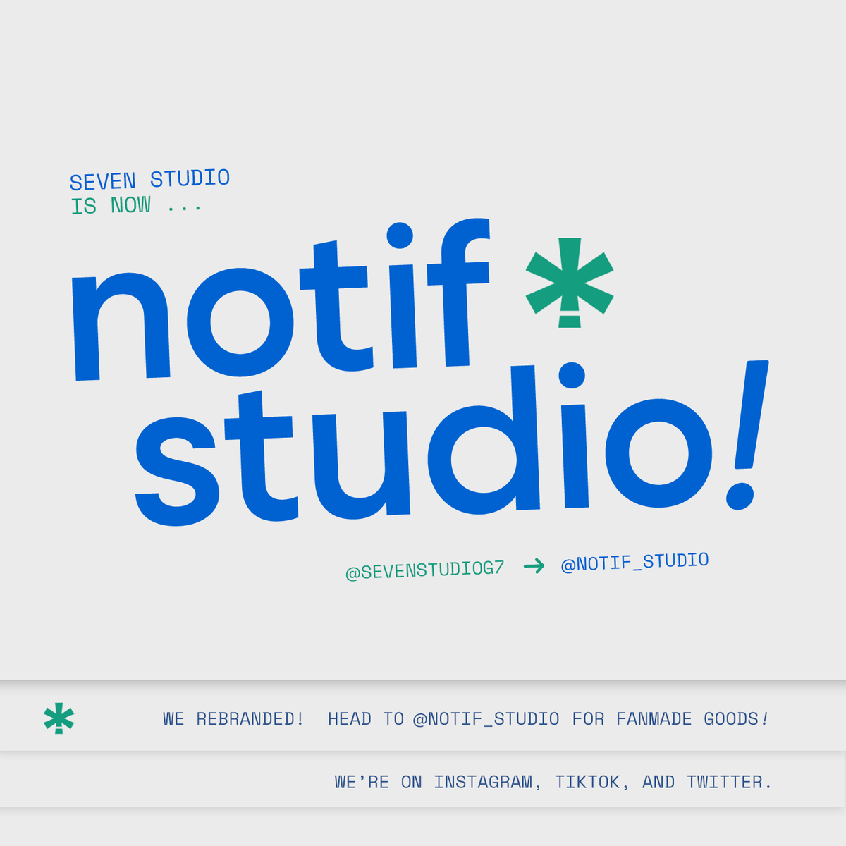 Seven Studio is now Notif Studio! tweet media