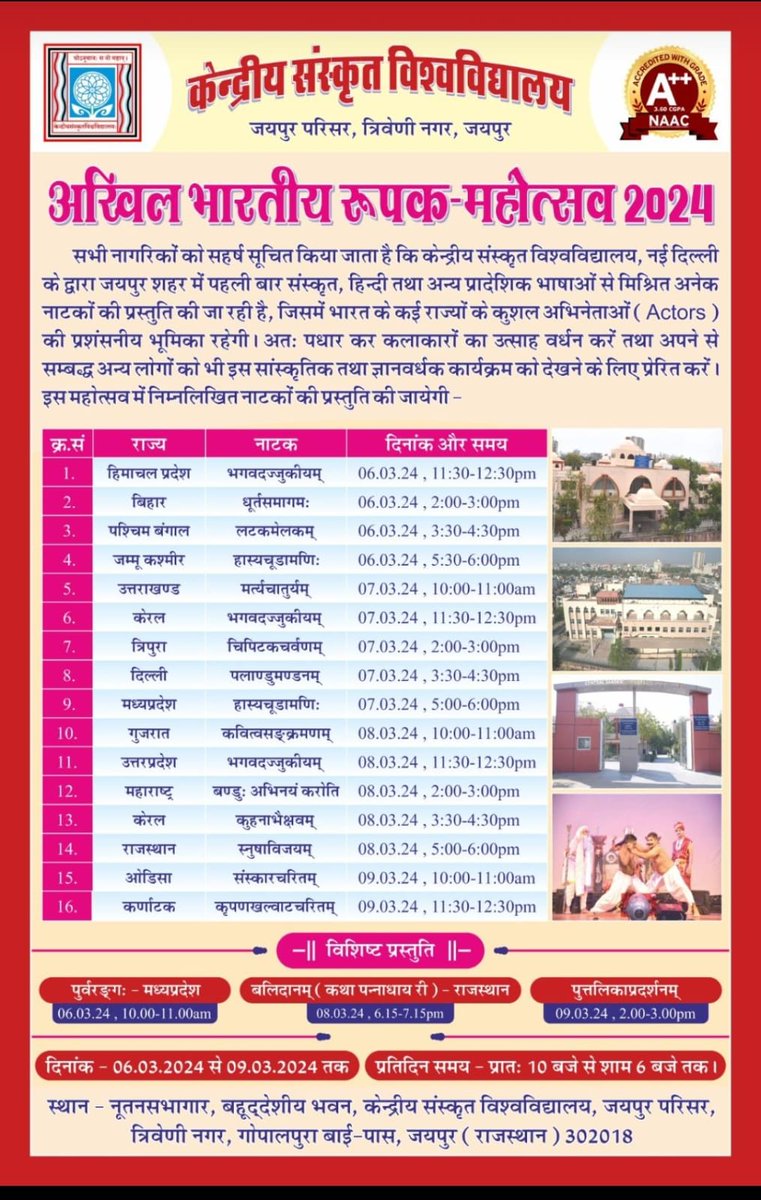 अखिल भारतीय रूपक महोत्सव 2024📷📷