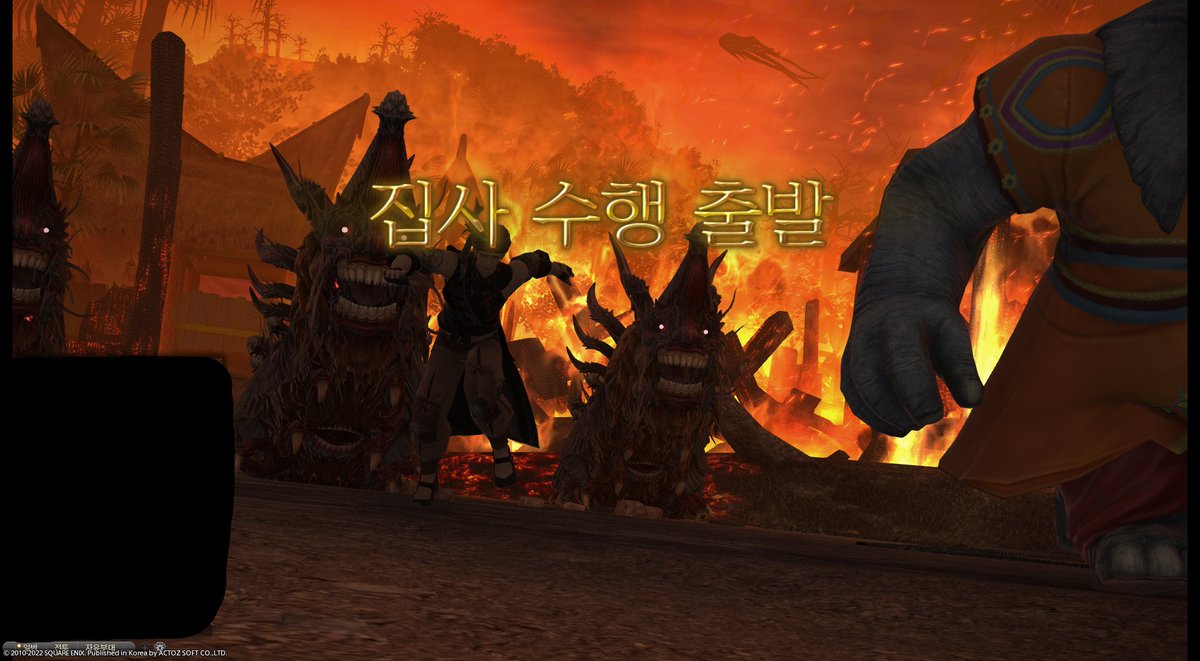 Cherry_s_ff14's tweet image. 집사 돌리다가 던전 칭이 잡혔을뿐인데 
집사를.... 돌이킬수 없는곳으로 보내버린 것 같은..