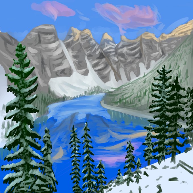 I'm off to bed but here is a few 1 hour landscapes I did last year   enjoy! https://t.co/dxD8UbKofa