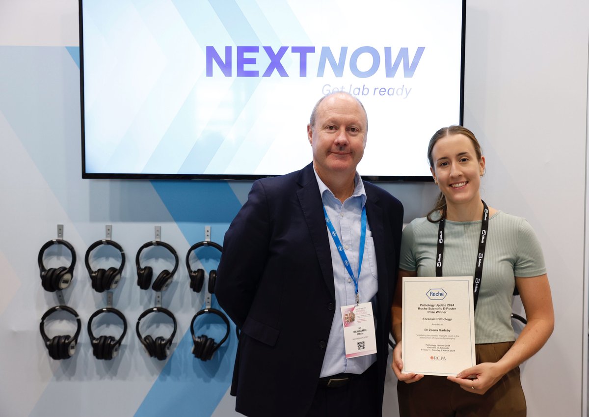 PathologyRCPA's tweet image. Congratulations to all our Roche Scientific E-Poster prize winners. These awards aim to support and promote education and research in #pathology across the disciplines. Huge thanks to @rochediaau  for sponsoring these awards.

#PathUpdate2024 #AnswersInAdelaide