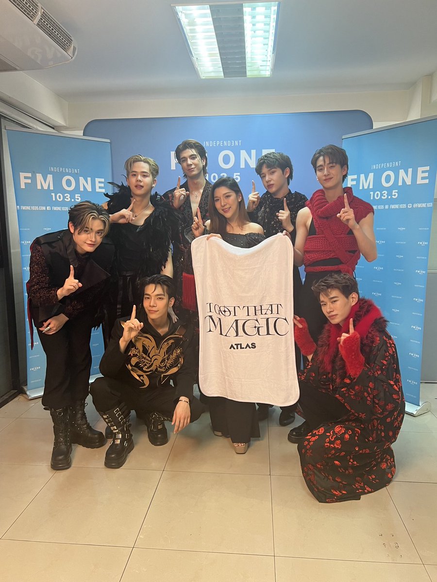 ATLASofficialTH's tweet image. 🪶FM ONE 103.5   

 #ATLASIGotThatMagic 
#ATLAS_th #ATLASth 
#XOXOentertainment 
#TPOP