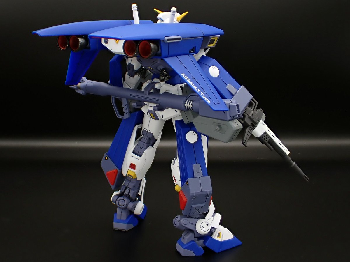 bluehead0's tweet image. MG ガンダムF90Aタイプ 完成しました。
つや消し仕上げの簡単フィニッシュ(一部塗装)
一部段落ちモールド処理を実施。
パーツ分割が秀逸なので色分けがほぼ完璧。
F90とAタイプのマッチングは謎の安心感がある。
↓(続く)

#ガンプラ
#MG
#F90
#ミッションパック
#プラモ新作完成
#プラモデルライフ
