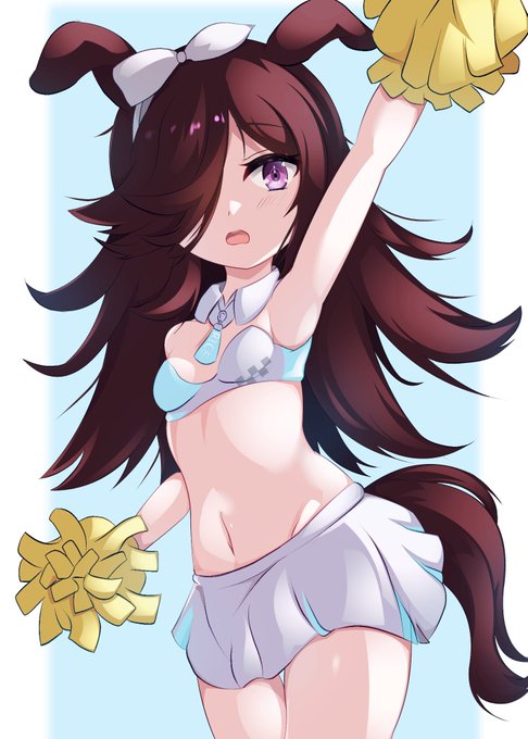 #ウマ娘好きと繋がりたい 
ライスに応援されたらいくらでも頑張れる! 