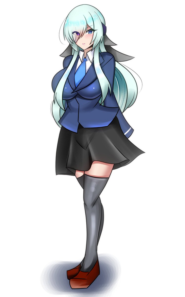 ニューうちの子ヒロイン案で、ちょっと2カラー迷ったのでフォロワーさんのご意見を聞かせてください('ω') 