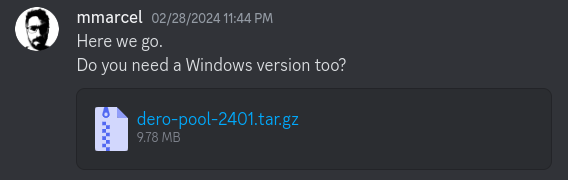 Derocious_'s tweet image. The lifeguards just dropped this off. #CommunityPools #Mining $DERO