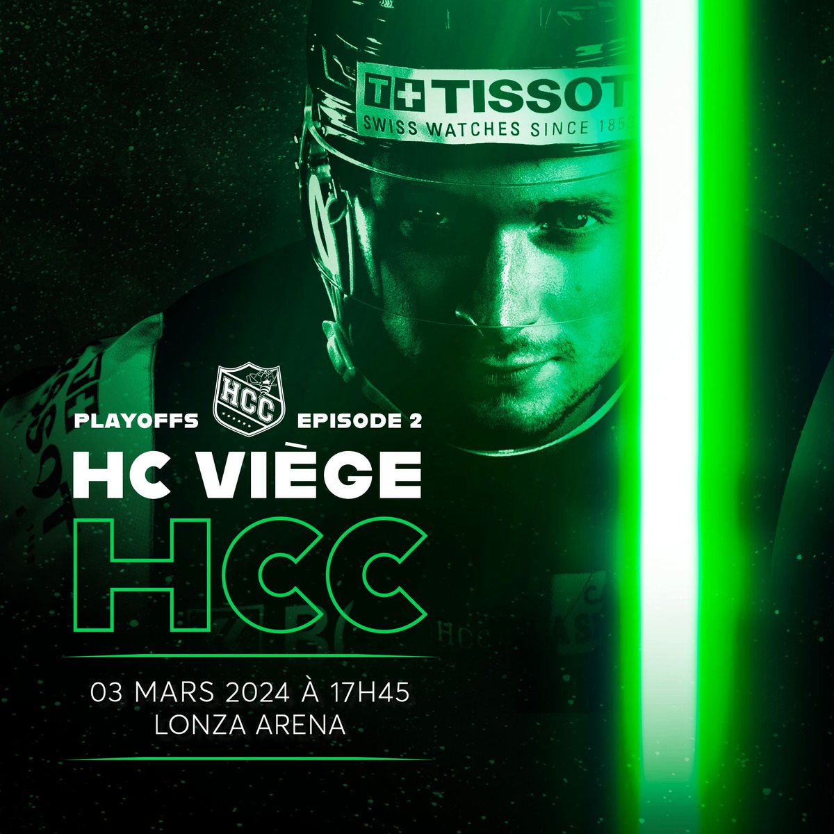 𝗣𝗟𝗔𝗬𝗢𝗙𝗙𝗦 - 𝟭/𝟮 𝗙𝗶𝗻𝗮𝗹𝗲 - 𝗘𝗣𝗜𝗦𝗢𝗗𝗘 𝗜𝗜 💥
HC Viège 🆚 HCC
📍 Lonza Arena
🕗 17:45 - 03.03.2024
🏆 Swiss League
📺 buff.ly/3ZvK248
#latchauxcestnous