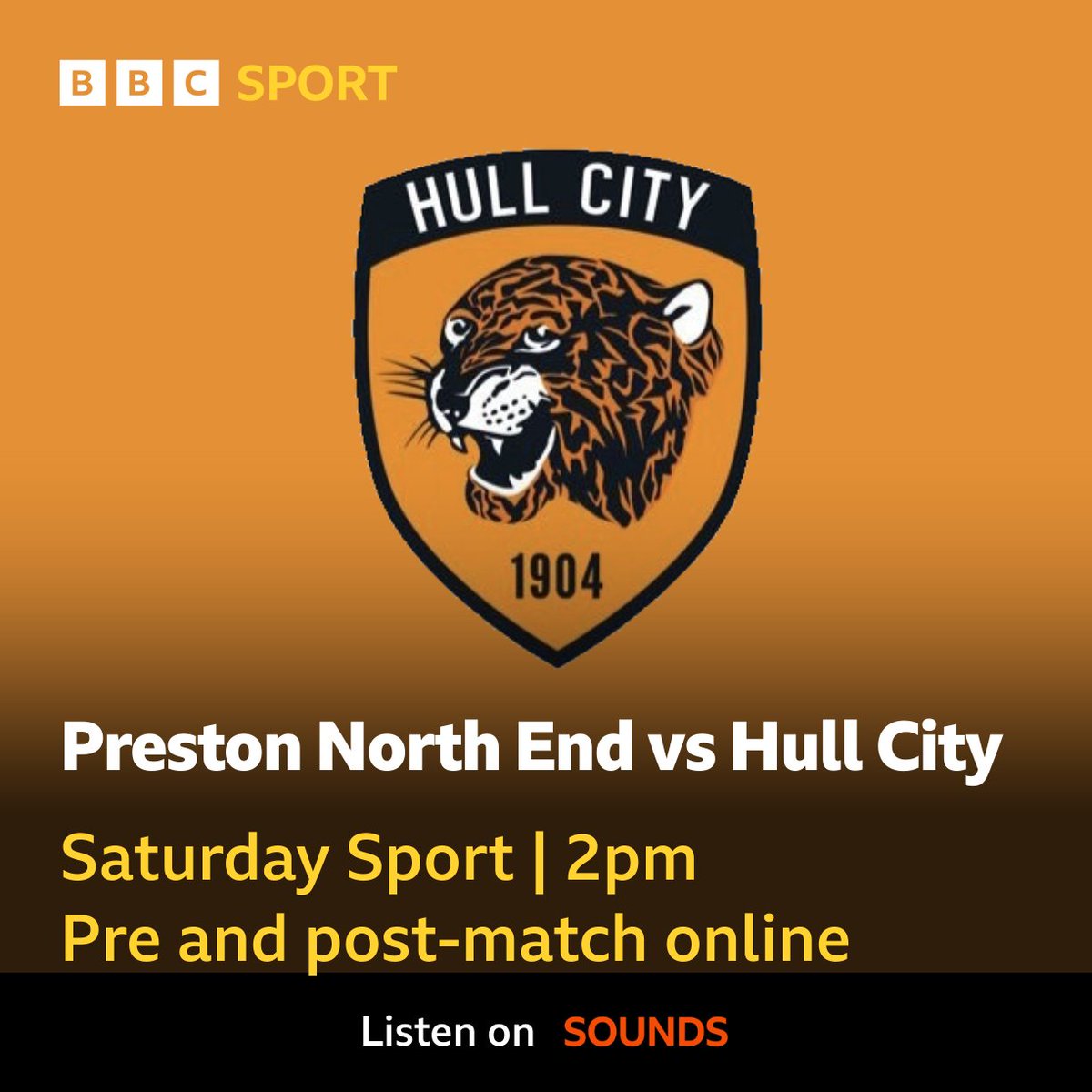 ⚽ SATURDAY SPORT ⚽ 🎙 Full commentary of Preston North End vs @HullCity 📻 95.9FM 📱 Pre and post-match online 🎧 bbc.in/2ucPris #hcafc | #BBCFootball | @RadioHumberside