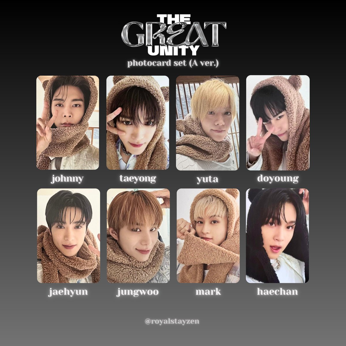 NCT127 The Great Unity Exhibition Photocard Templates 엔시티 127 