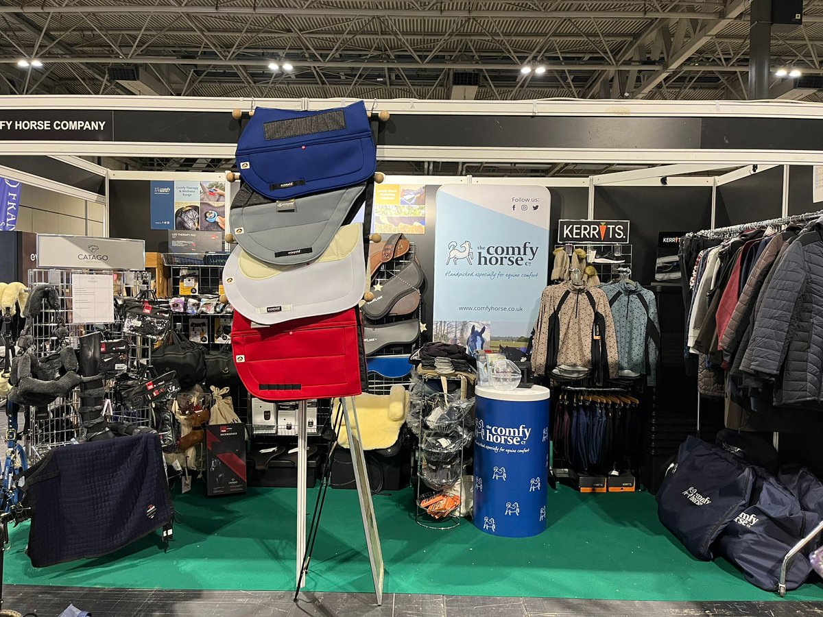 Day 1 of The National Equine Show 🛍🐴🥳

On our stand, you'll find, Ecogold, Kerrits, Tapestry Equine Products, Thinline, VIP, Catago, Epiony Feel Good Therapy and MUCH more! 

See you all soon! ☺️💙

#NationalEquineShow