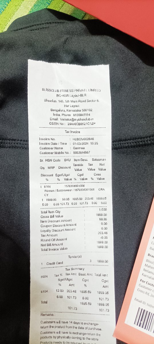 0xgarima's tweet photo. Infuriated with @myblissclub's SCAMMY offline stores. Purchased a pair pants for ₹1899 yesterday from the HSR outlet. 

The stores have a ponzy pricing strategy and a store  manager trained to execute scam. 

@minu_mm @myblissclub!  
#SCAM #ponzymarketing #indiastartup https://t.co/whM7ooI0dI