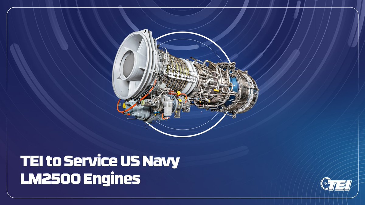 TEI, Türkiye's leading engine company, will provide depot-level maintenance and overhaul services for the U.S. Navy's LM2500 marine gas turbines.

Detail: tei.com.tr/en/media/press…

#TEI #SourceofPower