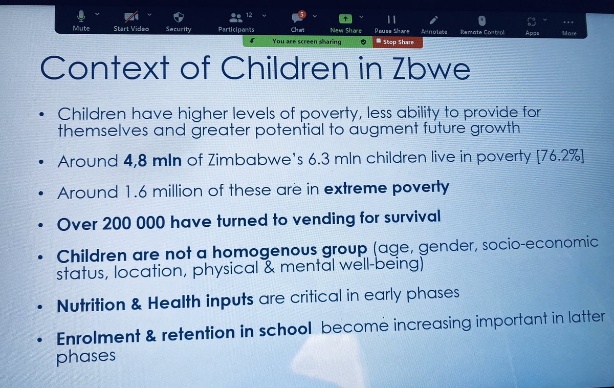 4,8 million of 🇿🇼 children live in poverty. That’s a very concerning metric in light of the resources the nation is endowed with.