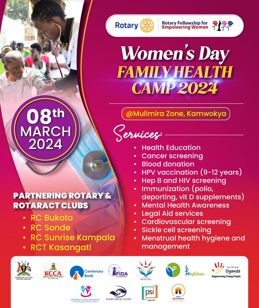 Join us on March 8th for #InternationalWomensDay as we celebrate with a community medical outreach! Providing tailored healthcare services for women & children. Together, let's empower women & make services available to enable them reach their potentials. #HealthForAll #IWD2024