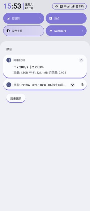 用iconify改的通知和快捷开关面板，梦中情UI😭 https://t.co/pTo8t4XCd9<a href="/tag/%E9%9C%B2%E5%87%BA"class="tags"><span>#露出</span></a>