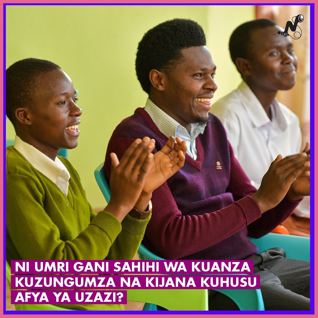 Niambie ipo hewani! Leo topic yetu ni “Ni Umri gani sahihi wa kuanza kuzungumza na kijana kuhusu afya ya uzazi?” 
 
Usikose Niambie, kila jumamosi saa tano, kupitia Clouds FM 📻