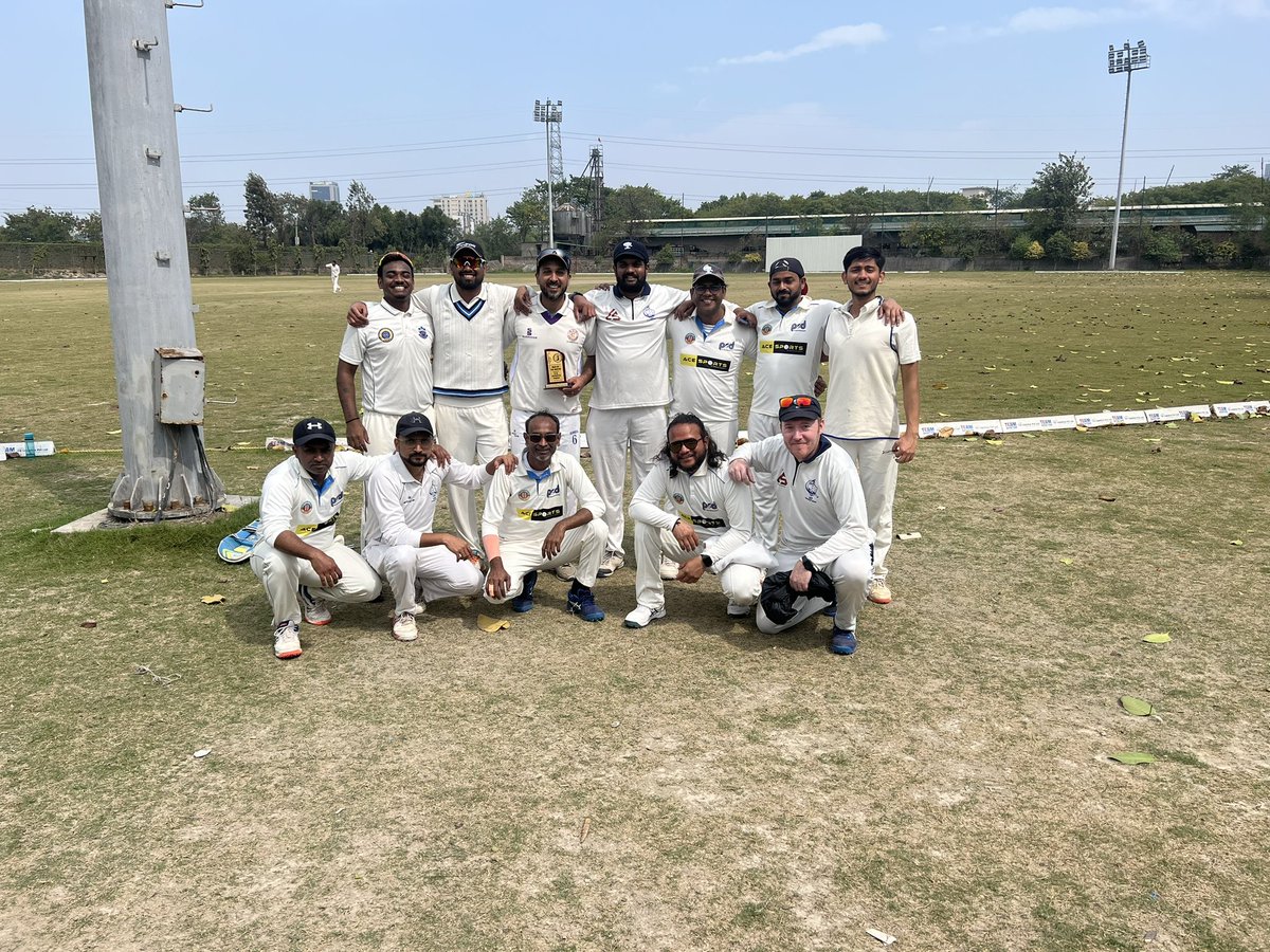 A crushing win. 🔥🏏 LIT CC 202/8 in 20 overs (@SuheilTandon 81, @deepak198474 31) beat The Ace Titans 49 in 12.3 overs (@Mid_Carder 3/17, @alter_jamie 3/9, @ruben20102003 2/12) by 153 runs #Cricket