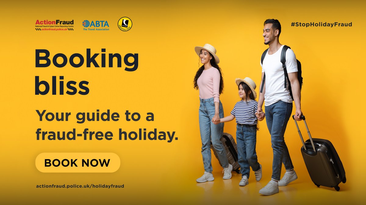 🌄 Unrealistic holiday deals? If it sounds too good to be true, it probably is. Re-member to always:
✅ Exercise caution 
✅ Do your research and 
✅ Always trust your instincts.

Happy travels✈️

#StopHolidayFraud with our guide to a fraud-free holiday. orlo.uk/HE6r2