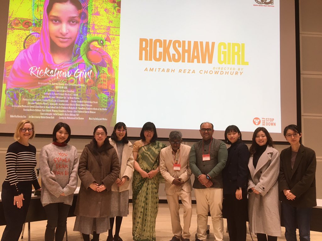 english_kc1948's tweet image. 3/2（土）大阪中之島美術館でシンポ「『リキシャ・ガール』が映画（えが）く街」開催❣️オミタブ監督、プロデューサーのアサドゥザマン氏のお話は知らないこと満載🫢でした💓
#神戸女学院大学英文学科 #神国際学部 #KobeCollegeSchoolofInternationalStudies #大阪アジアン映画祭 #OAFF #rickshawgirl