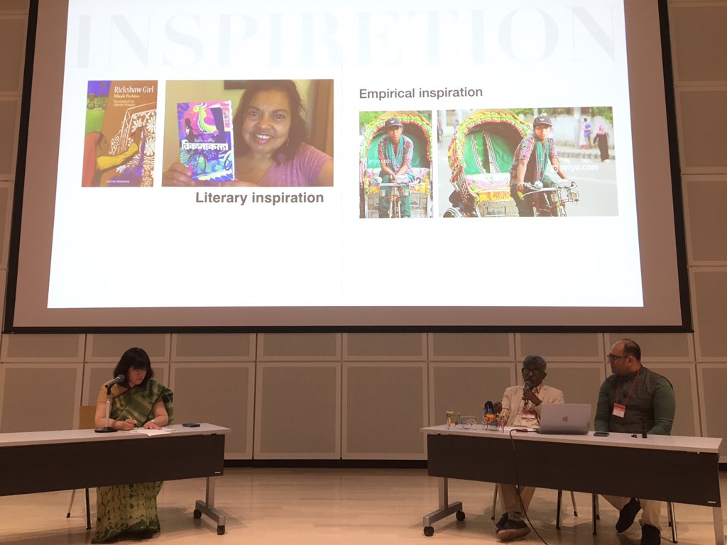 english_kc1948's tweet image. 3/2（土）大阪中之島美術館でシンポ「『リキシャ・ガール』が映画（えが）く街」開催❣️オミタブ監督、プロデューサーのアサドゥザマン氏のお話は知らないこと満載🫢でした💓
#神戸女学院大学英文学科 #神国際学部 #KobeCollegeSchoolofInternationalStudies #大阪アジアン映画祭 #OAFF #rickshawgirl