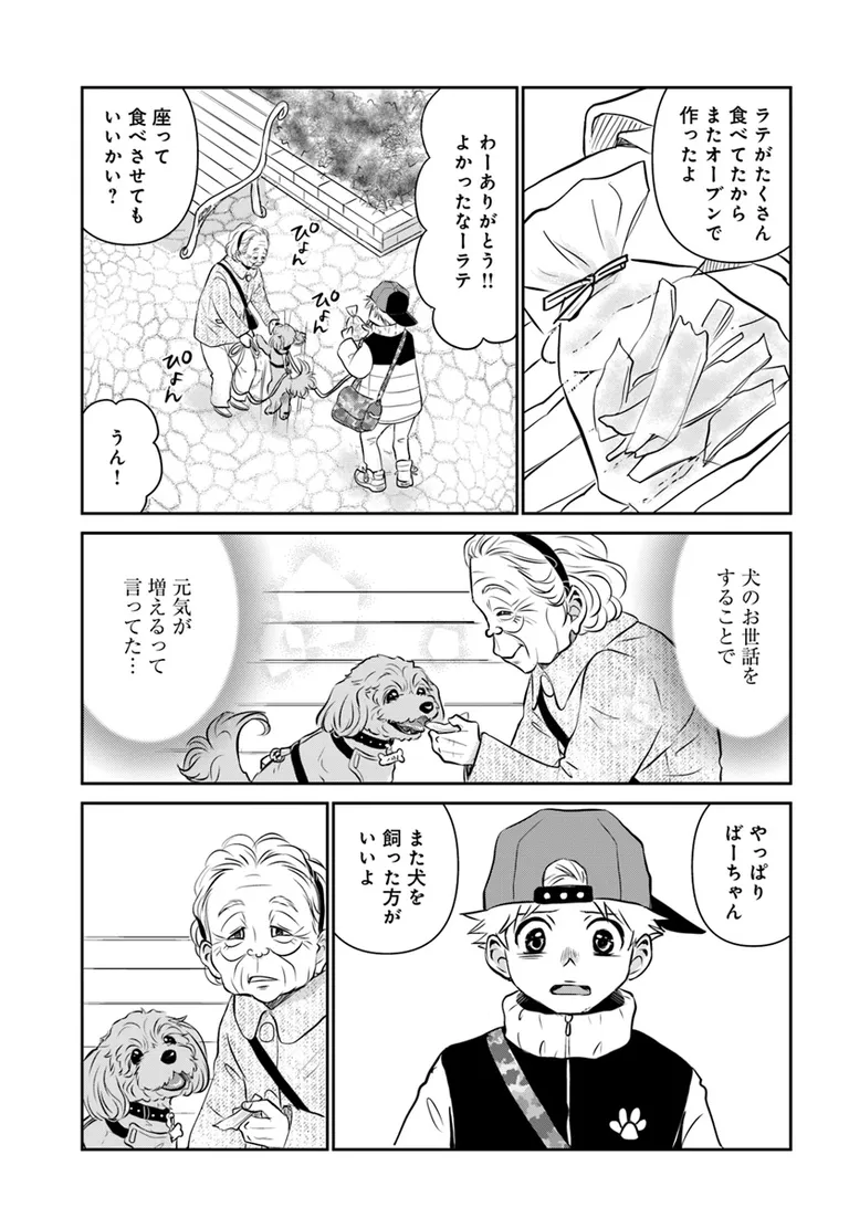 犬好き少年とおばあさんが道で出会った話(9/11) 