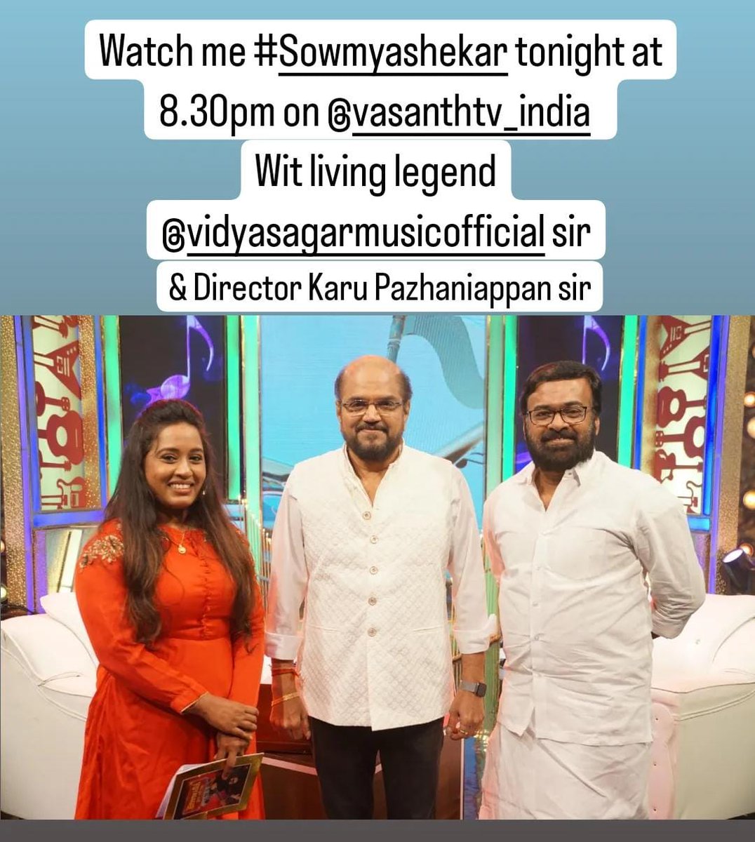 rajkumar_pro's tweet photo. Watch @VasanthTv_India @VIDYASAGARMUSIC Sweet Memory's. @karupalaniappan vj @gsowmi16 https://t.co/S7EfEdMw6i