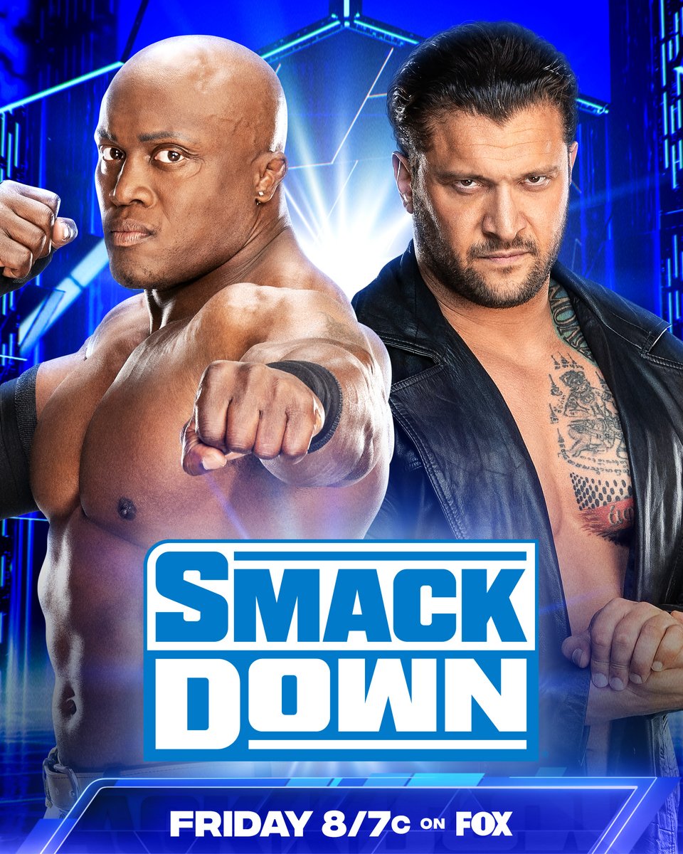 NEXT WEEK on #SmackDown

👀 #USChampion @LoganPaul returns

👊 @fightbobby goes one-on-one with @realKILLERkross 

📍 DALLAS, TX
🎟️: ticketmaster.com/event/0C005F45…