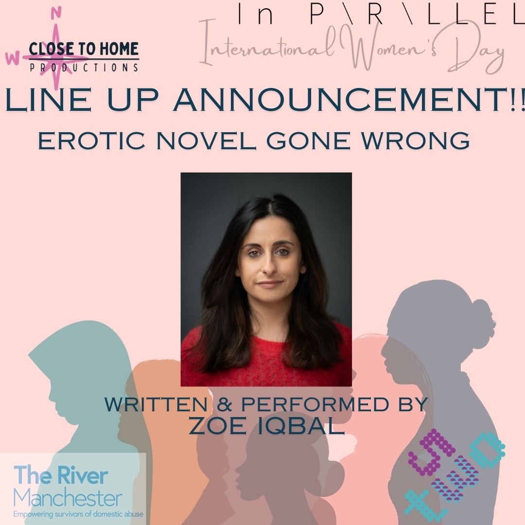 Announcement!!!🎉🎉🎉
Our first act in our IWD event of celebration and collaboration!
<a href="/thezoeiqbal/">Zoe Iqbal 🍉☮️</a> 
Performing a piece called Erotic Novel Gone Wrong written by herself... It’s a fun piece …if not a little bit naughty!😜
🗓️ 13th March 
🏠 <a href="/53two/">53two</a> 
⏰19.30
🎟️PWYC tix available
