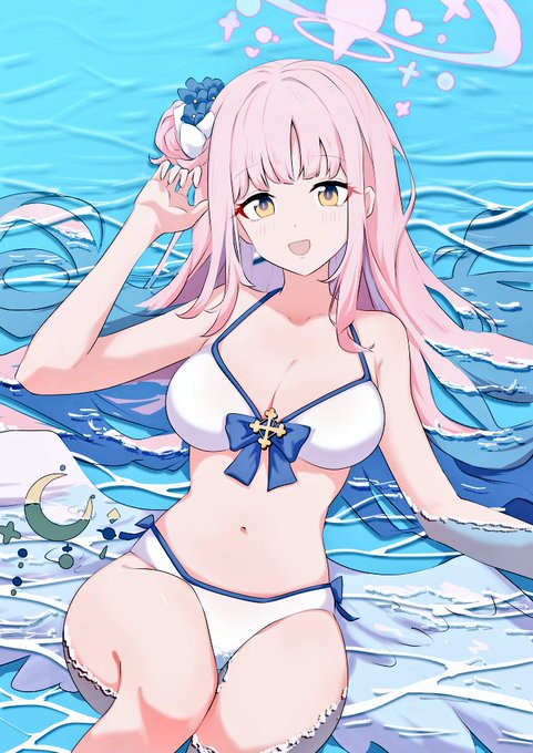 「先生〜こっち来て☆」

ミカ……

 #BlueArchve  #ブルアカ 