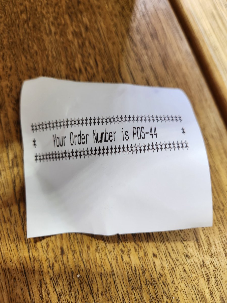 Turns out even the place I'm getting food from is trying to remind me I'm piece of shit number 44