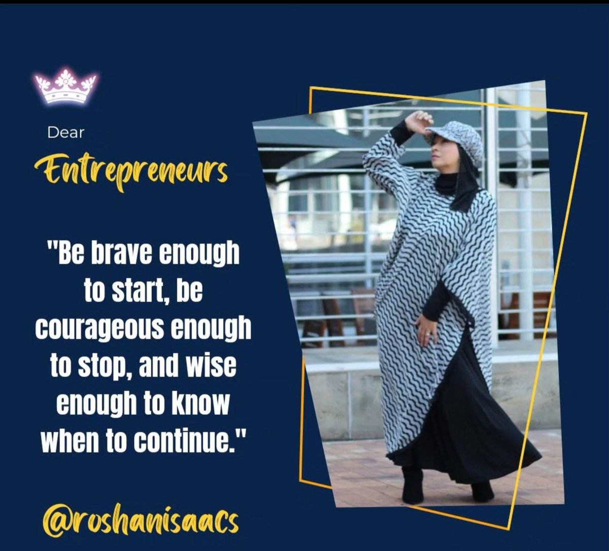 "Starting a business requires bravery, stopping a business demands courage, but the wisdom lies in knowing when to persist and when to pivot."