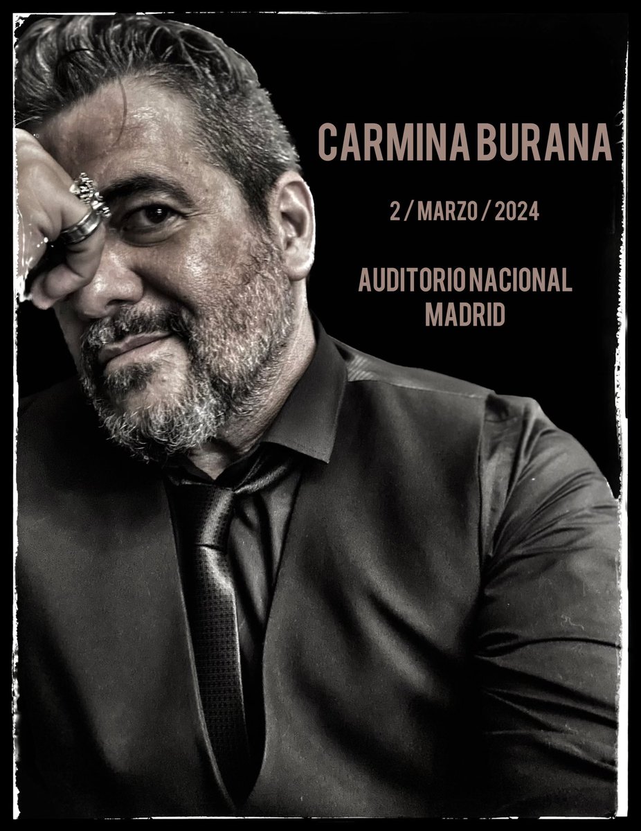 ATorresbaritono's tweet photo. ¡Hoy!
#antoniotorres #barítono #baritone #luzamorycalma #operalife #singerlife #zarzuela #opera #cantata #carminaburana #BaritoneStyle #malagueño #malagueñosiempre https://t.co/yJT0ozalxU