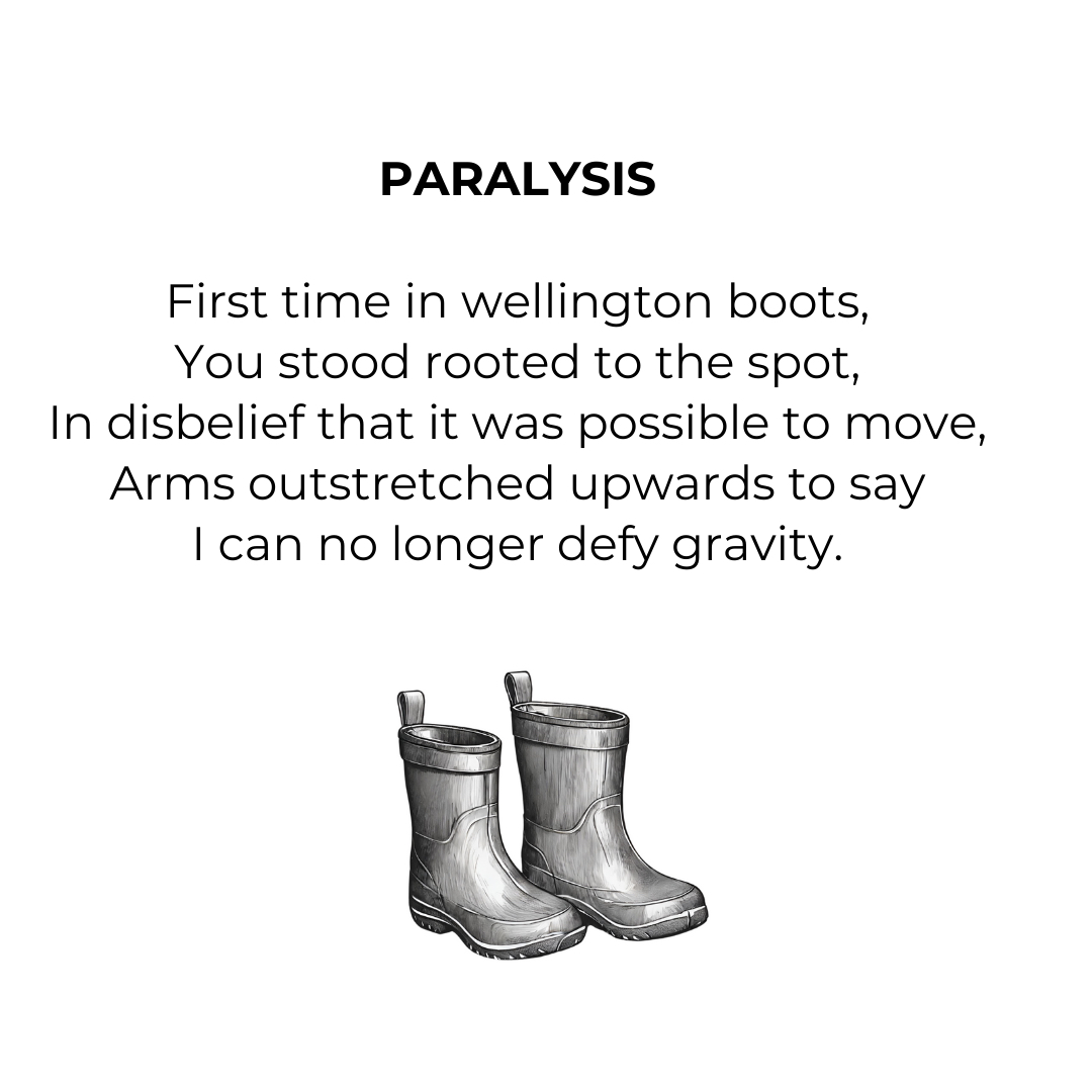 Well it is very wet here today, so if you are venturing out you might be needing these. 

#wellies #kidswellies #rainywalks #rainywalk #muddywalks #toddlers #toddlerstyle #toddlerlife 
#wellingtons #PoemADay