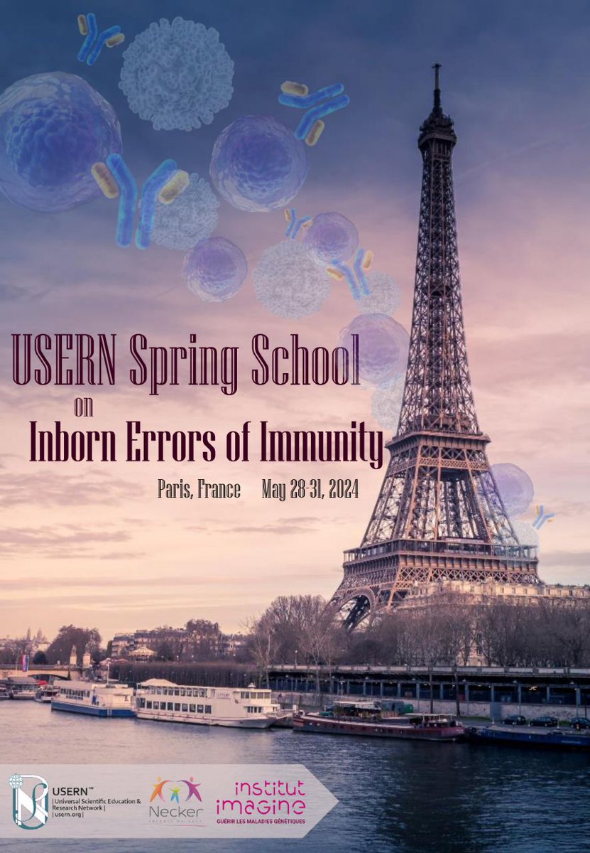 USERN Spring School on Inborn Errors of Immunity ✨Abstract submission for a limited oral presentations is open. ⭕️Applications deadline: March 10, 2024 ⭕️Application and more information: docs.google.com/forms/d/e/1FAI… Email: schools.usern@gmail.com Telegram: @usern_contact