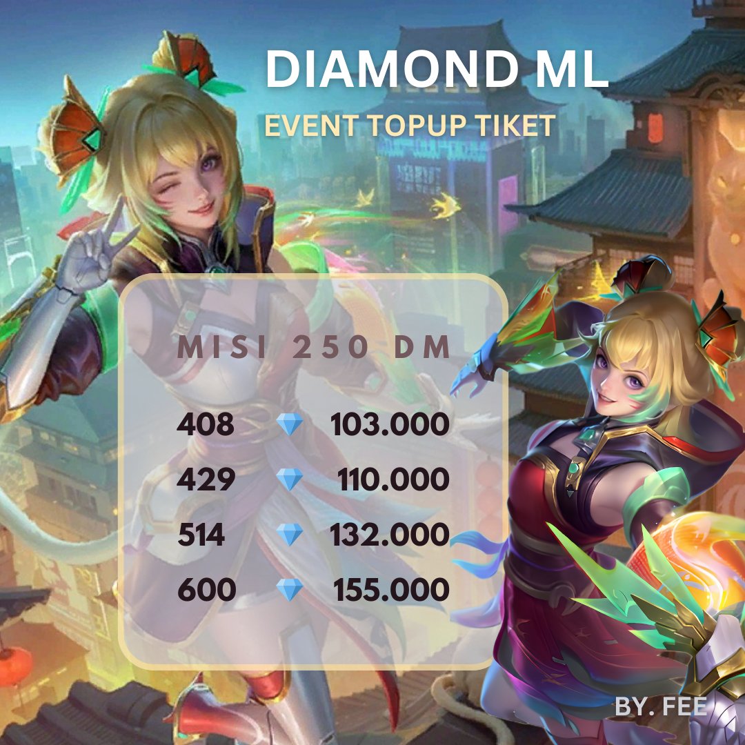 fee - Jual Diamond ML tweet media