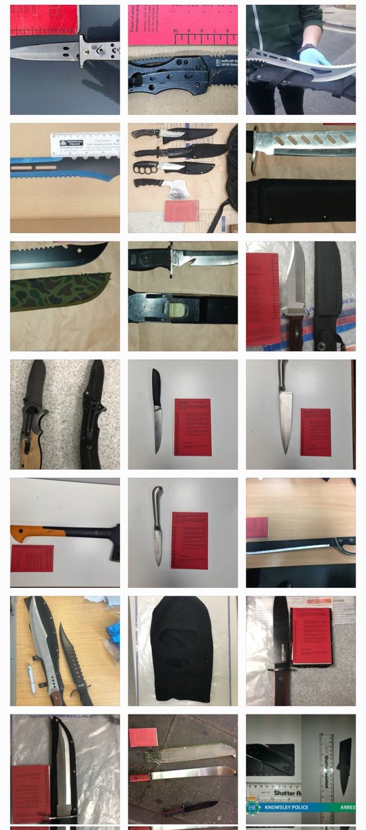 InspGadgetBlogs's tweet image. Here&apos;s your regular reminder that those who object to #StopAndSearch would allow these weapons on the streets to avoid hurty feelings.