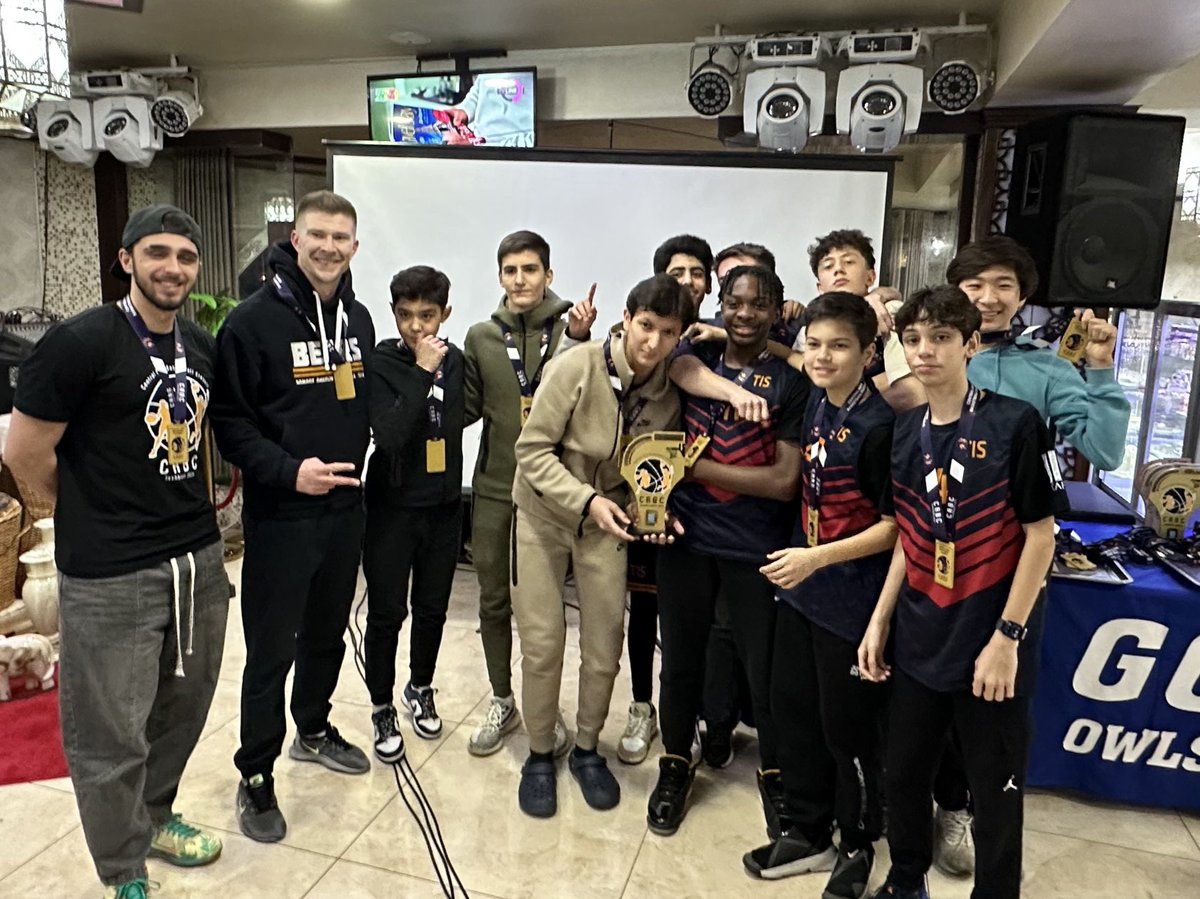 Congratulations to the junior varsity boys basketball team on a second straight CABC championship.#tashschool