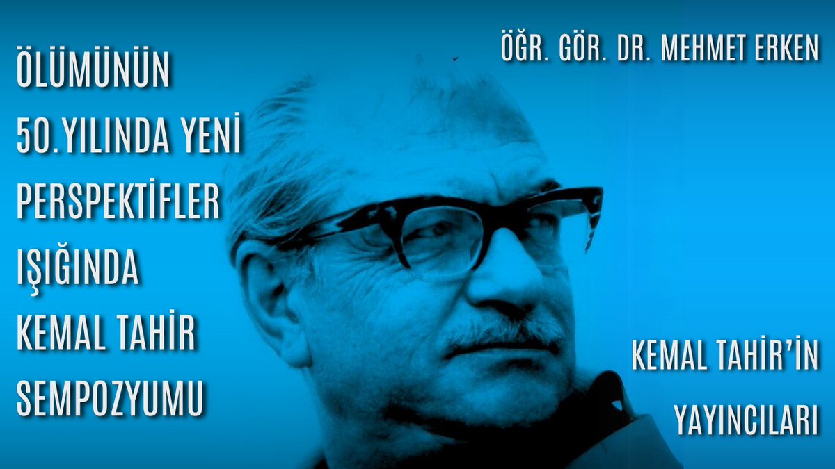 📽️ 'Ölümünün 50. Yılında Yeni Perspektifler Işığında Kemal Tahir Sempozyumu'nda Öğr. Gör. Dr. Mehmet Erken'in @MehmetEIU gerçekleştirdiği 'Kemal Tahir'in Yayıncıları' başlıklı konuşma YouTube kanalımıza yüklenmiştir. Kaçıranlar veya yeniden dinlemek isteyenler için...…