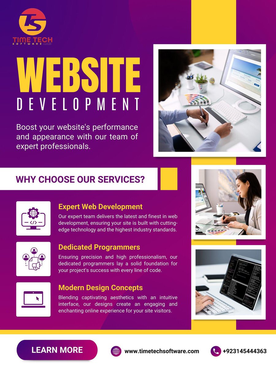 TimeTecSoftware's tweet image. Our expert team delivers the latest and finest in web development, ensuring your site is built with cutting-edge technology and the highest industry standards.
Ensuring precision and high professionalism. One and only Time Tech Software @TimeTecSoftware #TimeTech