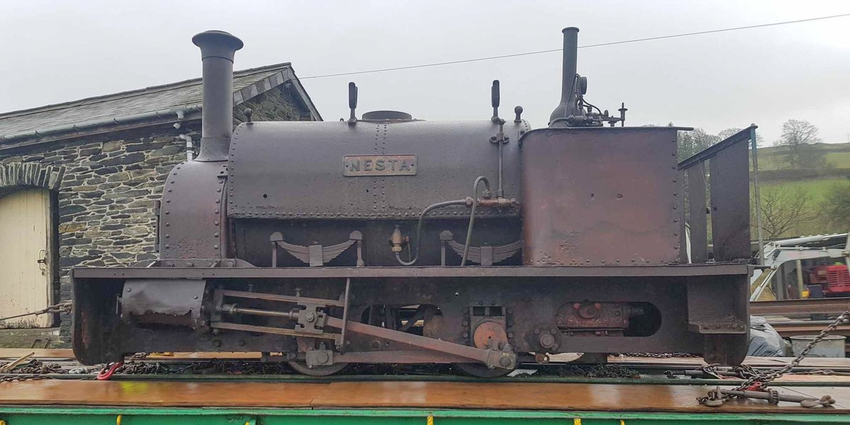 Earlier this week ‘Nesta’ a Penrhyn Quarry locomotive departed from our Heritage Centre on her journey toward being returned to steam in the not-too-distant future.

You can read more about the plans for ‘Nesta’ at festrail.co.uk/nesta-conserva…