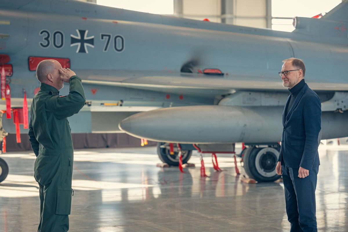 AndrisSpruds's tweet photo. A memorable day for Latvia and @NATO. For the first time NATO Air Policing is carried out from the Lielvārde Air Base. We are grateful to all Allies who have contributed their forces to this mission shielding NATO airspace and protecting our people. The air domain is essential for Allied deterrence and defence. The ability to carry out the mission from multiple locations clearly shows that NATO’s Integrated Air and Missile defence  can be agile, swift and credible in defending our airspace. Thank you @Team_Luftwaffe for your contribution in safeguarding peace in the Baltic region. 
#WeAreNato #StrongerTogether
