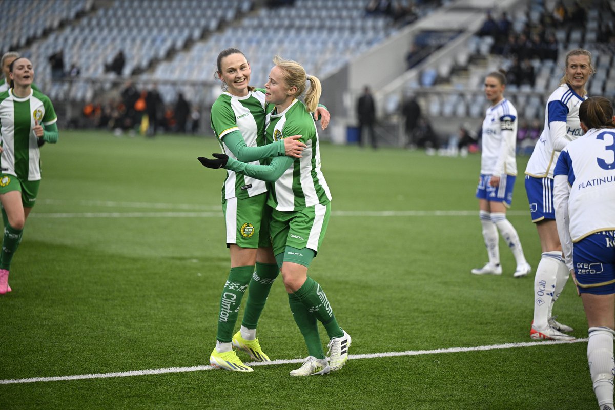 14' Det blir tilltrasslat efter en Hammarby-hörna och till slut kan Julie Blakstad förpassa ledningsbollen upp i nättaket från nära håll.

#IFKNHIF | 0-1 | #Bajen